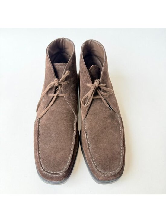 Tod\'s Quinn Ankle Chukka Boots Dark Brown Suede Men\'s 9 main image 7